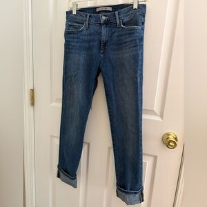Joe's Jeans Dark Blue Ankle Cropped Denim